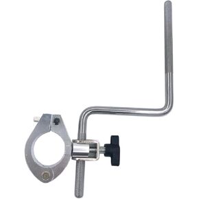 Drum Hinged Memory Lock with Percussion Cowbell Mount Rod, 1.41 Inch Diameter Cymbal Hi-Hat Stand Memory Lock with 3/8" Z Rods for Drum Set Percussion Rack Stand Mount