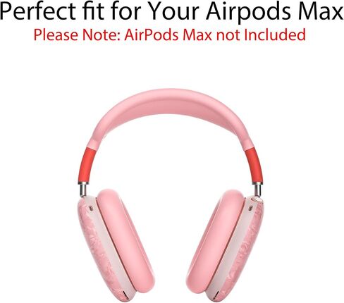 Case Cover for AirPods Max Headphones (2024/2020) Pearl Shell Texture Soft TPU Ear Cups Cover/Ear Pad Case Cover/Headband Cover for Apple AirPods Max(USB-C),Silicone Cover Accessories, Colorful Pearl in Saudi Arabia