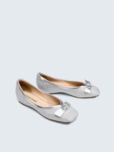 أحذية DREAM PAIRS النسائية ذات الكعب المنخفض، أحذية الزفاف المريحة ذات المقدمة المربعة وحجر الراين in Saudi Arabia