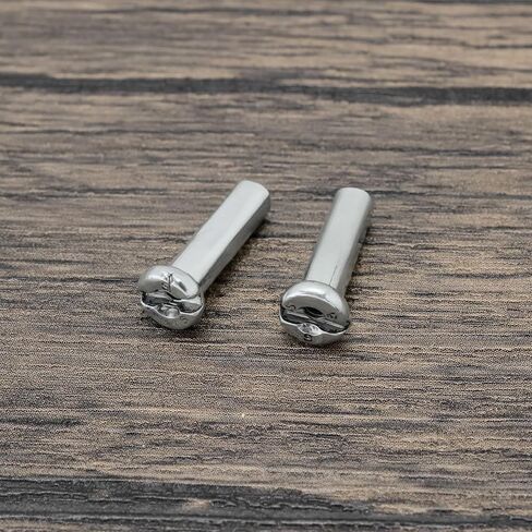 ECSiNG 100Pcs Bicycle Spoke Nipples Fit for 14G / 2mm Dia Spoke Mountain Road Bike Silver Steel Cycling Replacement Accessories in Kuwait