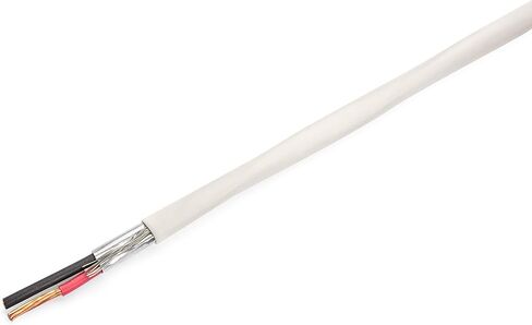 18 AWG 2 Conductor (UL) Certified 100% Copper Type CMP Plenum Rated Shielded Sound & Security Cable - 500 Feet in Kuwait