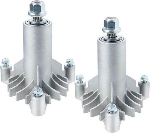 2 Pack 130794 Spindle Mandrel Assembly Fit for Husqvarn Poulan Craftsman AYP 130794 532130794 with Pulleys 129861 153535 173436 for LT1238A, LT1238B CT130, CTH130, CTH150 YT150, YT160 in Kuwait