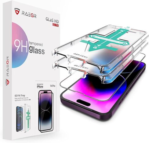 RAEGR iPhone 13 Pro Max Camera Lens Protector, Tempered Glass Camera Lens Screen Protector/Screen Guard Designed for iPhone 13 Pro Max (6.7-Inch) 2021 - Clear RG10257 (Pack of 2 with Easy Applicator) in Saudi Arabia