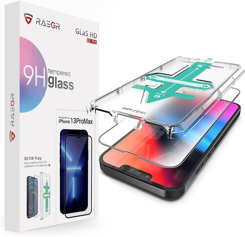 RAEGR iPhone 13 Pro Max Camera Lens Protector, Tempered Glass Camera Lens Screen Protector/Screen Guard Designed for iPhone 13 Pro Max (6.7-Inch) 2021 - Clear RG10257 (Pack of 2 with Easy Applicator) in Saudi Arabia