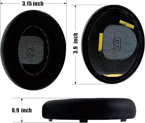 QC35 Replacement Ear Pads for Bose QC35 Replacement Ear Pads for Bose Quietcomfort 35 Replacement Earpads Quiet Comfort 35 QC 35 ii QC35 ii Replacement Ear Cushions QC 35 Replacement Earpads Black in Kuwait