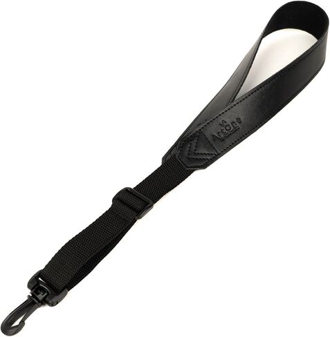 Saxophone Neck Strap. Artificial Leather Soft Padded Sax Strap. Adjustable Length & Comfortable for Alto Tenor Soprano Sax in Kuwait