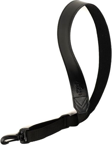 Saxophone Neck Strap. Artificial Leather Soft Padded Sax Strap. Adjustable Length & Comfortable for Alto Tenor Soprano Sax in Kuwait
