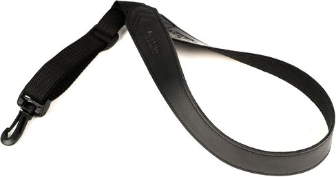 Saxophone Neck Strap. Artificial Leather Soft Padded Sax Strap. Adjustable Length & Comfortable for Alto Tenor Soprano Sax in Kuwait