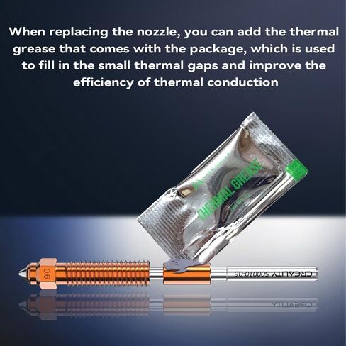Creality K2 Plus Combo Nozzles Kit, Upgraded K2 Plus Unicorn Nozzles Replacement Kit with Titanium Alloy, Copper Alloy, Hardened Steel, High Flow Nozzle for K2P Combo 3D Printer (0.4 0.6 0.8mm 4PCS) in Saudi Arabia