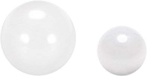uxcell 1mm, 2.5mm Ceramic Bearing Balls ZrO2 Zirconium Oxide Ball Precision 20pcs in Saudi Arabia