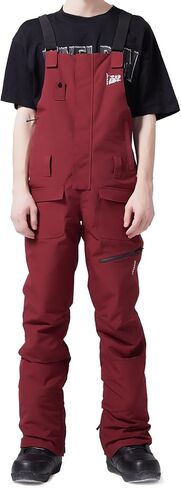 Men Ski Bib Overalls Warm Waterproof Wear Resistant One Piece Ski Bib Overalls For Single And Double Board Skiing in Saudi Arabia