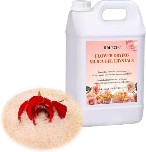 Silica Gel Flower Drying – 3 LB Silica Sand Flower Drying, Color Indicating Silica Sand for Drying Flowers, Flower Drying Silica for Wedding Decoration in Saudi Arabia