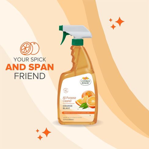 Citrus Magic All Purpose Cleaner, Orange Blast, 22-Fluid Ounce in Saudi Arabia