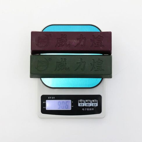 2 Packs Total 32OZ of Metal Polishing Compound Kit for Buffing Wheel, Aluminum Polishing Kit, Stropping Compound, Used for Buffing Soft Metals to A Brilliant High Lustrous Finish(Green+Purple in Saudi Arabia