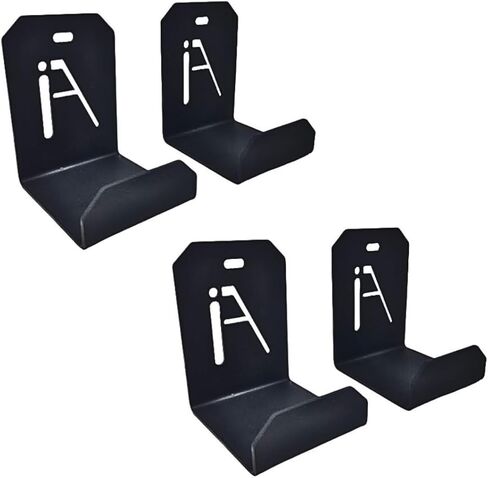 IRON AMERICAN Adjustable Weight Bench Hanger - Hang Benches, Rowing Machines, Hex Bars, Barbells - 100lb Capacity - Hardware Included - Made in USA in Saudi Arabia