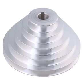 Mxfans Aluminum 19mm Bore Outter Dia 54-150mm 5 Step A Type V-Belt Pagoda Pulley Belt