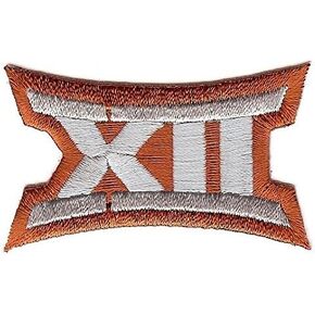 Big 12 XII Conference Team Jersey Uniform Patch Texas Longhorns