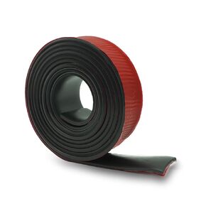 Self Adhesive Neoprene Rubber Strips, Solid Rubber Sheets Rolls & Strips with Adhesive Backing for Seals, DIY Gaskets, Weather Stripping (W:1",T:1/12",L:10', 1)