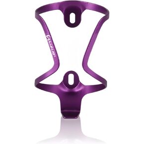 Bike Water Bottle Holder: Ultra-Light Bicycle Bottle Cages with Screws, Alloy Aluminum, Universal Bike Cup Holder Rack for Road MTB Bikes(Purple)