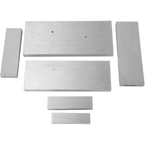 Fafeicy 6 Pcs Adjustable Parallel Block Set, 3/8~2-1/4in Adjustment Range for Accurate Measurement