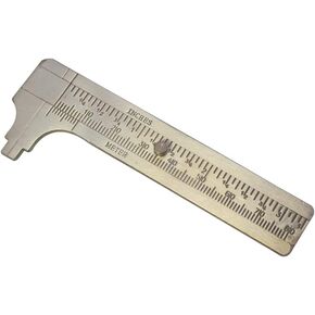 80mm Caliper Brass Gauge Ruler Measure Inches Metric Sliding Millimeter Gauge Measuring Beads Other
