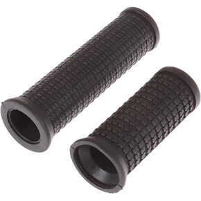 2PCS Bike Long/Short Handlebar Grips for Twising Shifter, Shockproof Anti Slip for MTB Parts, Cycling Parts and Components Anti Slip Soft Rubber Handlebars, Headsets and Stems(Black)