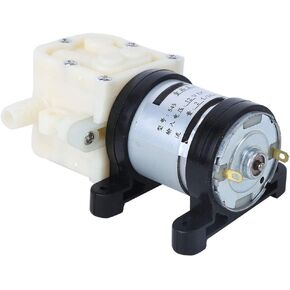 مضخة الحجاب الحاجز الصغيرة، DC12V 545 مضخة الحجاب الحاجز مضخة فتيلة منخفضة الضوضاء ضغط المياه مضخة الحجاب الحاجز للأجهزة المنزلية، مع وظيفة التحضير الذاتي