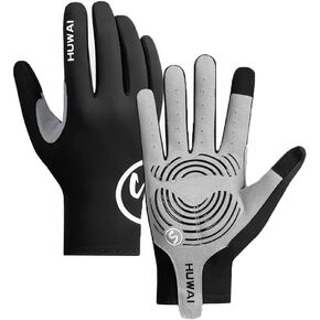Outdoor Cycling Gloves, Warm Skiing Gloves, Touch Screen, Suitable for Running, Cycling, Hiking, Driving, Walking, Typing, Frozen Work, Sports, Football