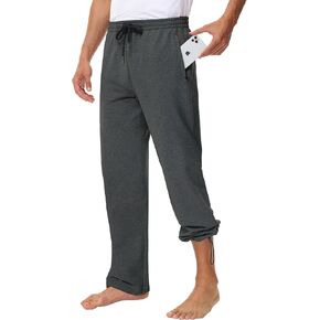 Men's Cotton Yoga Sweatpants Dark Grey