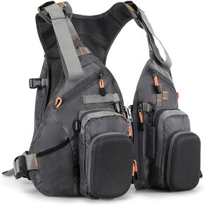 Fishing, sea Fishing, Multi Pocket Buoyancy Vest Backpack, Three in one Multifunctional Vest