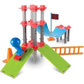 Learning Resources Skate Park Engineering & Design Building Set, Engineering Toy, STEM toy, Science for Kids, Fun Science Toy, 43 Pieces, Ages 5+