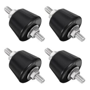 uxcell 4 Pcs M8 Rubber Studs Shock Absorber, Vibration Isolation Mount, Mechanical Vibration Damping Mounts for Air Compressors Garage Motor
