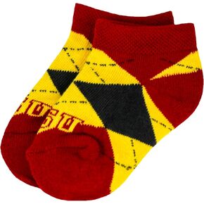 Iowa State Cyclones Baby Argyle No-Show Footies, Cardinal, 12-24 Months