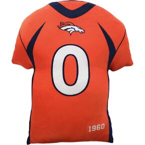 Denver Broncos NFL Jersey Cloud Pillow 15 x 13.5 x 3 inches