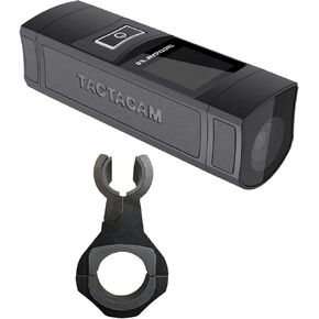 TACTACAM 6.0 Action Camera, 4k 60 FPS, 8X Zoom, Waterproof, Integrated Image Stabilization, One Touch Operation (6.0) (Barrel Mount)