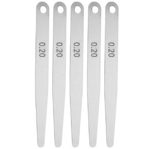 Feeler Gauge Set, Stainless Steel Feeler Gauge Ruler Welding Inspection Tool, Thickness Feeler Gauge,for Precision Gap Measurement (0.2)