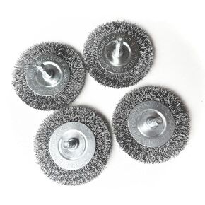 3 Inchs Drill Wire Brush, Wire Bush Drill Attachments, 1/4 Inch Shank Drill Metal Brush for Rust Removal and Roughening