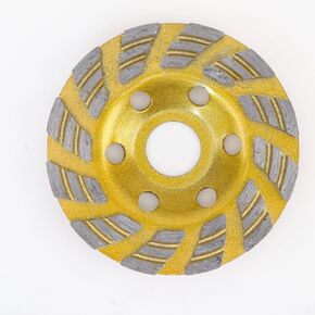 Diamond Concrete Grinding Wheel, 4" Grinding Wheel for Polishing and Cleaning Stone Concrete Surface/Cement/Marble/Rock/Granite, 7/8" Arbor Angle Grinder Wheels Cup