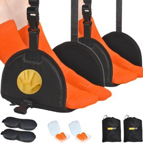 أرجوحة القدم للسفر بالطائرة - أرجوحة ساق الطائرة، حبال القدم للسفر، مسند قدم الطائرة مع قاعدة صلبة، مسند ساق الطائرة مع رغوة ناعمة، أساسيات السفر الجوي للطيران in Kuwait