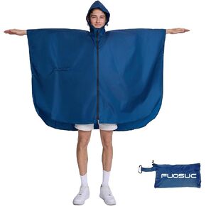 Hooded cape style waterproof raincoat suitable for outdoor activities, hiking, mountaineering, and both men and women in Kuwait