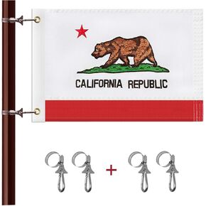 علم القارب العلم البحري 12 × 18 بوصة مع 4 مجموعات أقطاب علم القارب علم القارب الأمريكي مع 50 نجمة مطرزة علم القارب الأمريكي للقوارب واليخت (علم القارب الأمريكي) in Kuwait