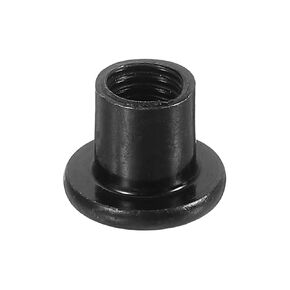 uxcell M6x12mm Hex Socket Head Insert Nut Screw Post Sleeve Nut Black Oxide 30pcs