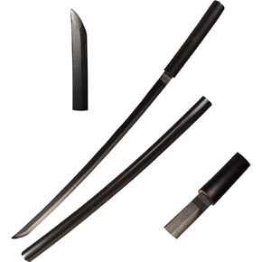 Replica Swords Cosplay Anime Katana Sword Plastic Sword Training Sword Black Bent not Metal