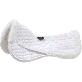 ARMA HIGH Wither Fleece Half PAD (Large, White/White)