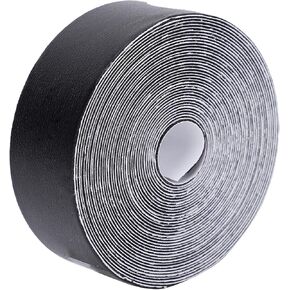 Racket Tape, Tennis Racket Head Anti Scratch Tape Racket Head Frame Guard PU Protective Sticker(Black)
