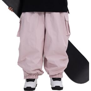 SNOWVERB Womens Mens Winter Baggy Waterproof Ski Pants Snow Cargo Warm Loose Fit Insulation Snowboard Pants