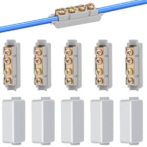 Linkstyle 10PCS 10-4 AWG Wire Connector Nut Kit, 100A Quick Wiring Connection Terminal, Splicing Quick Wiring Connection Terminal