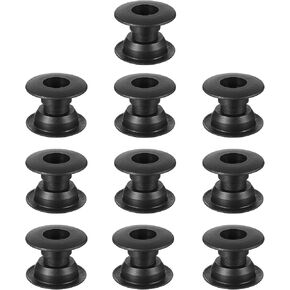 Kisangel 10Pcs Table Foosball Bushings Rods Football Machine Bearings Foosball Bearing Rods Foosball Washer Pads for Table Foosball Parts