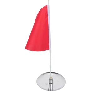 Sewroro 1 Set Golf Flag and Cup Mini Golf Cup and Flag Golf Flagstick Hole Cup Portable Golf Practice Flag for Putting Green Mat