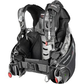 Mares Unisex Dragon SLS Weight System Scuba Diving BCD | Durable Stable Underwater Buoyancy Compensator | High-Lift Capacity, 420 D Cordura, Large Cargo Pockets